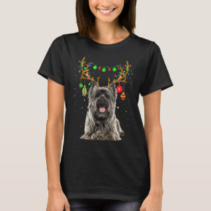 Cairn Terrier Reindeer Christmas Dog For Xmas T-Shirt