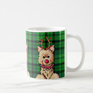 Cairn Terrier Reindeer Coffee Mug