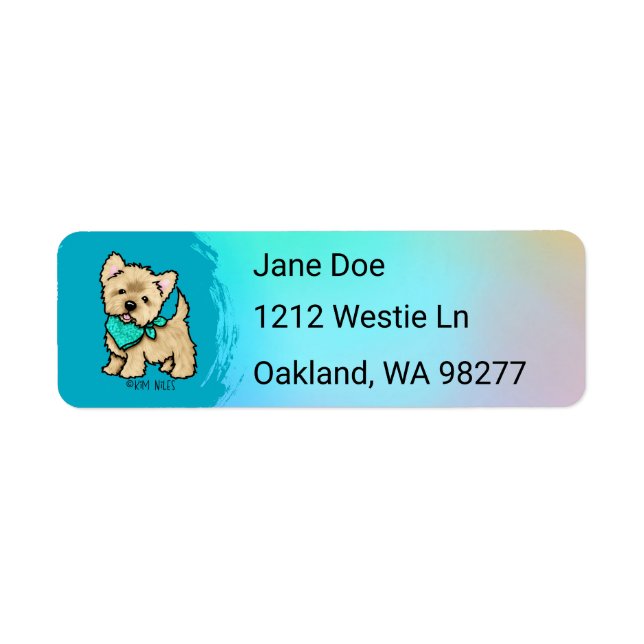 Cairn Terrier Return Address Label (Front)