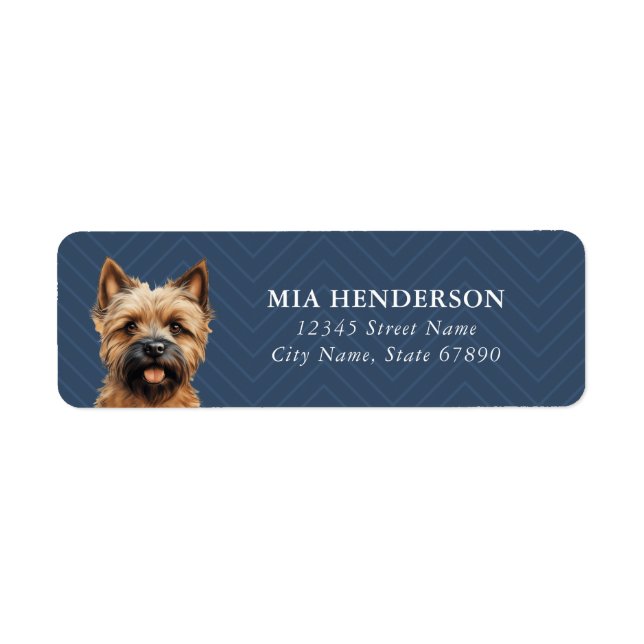 Cairn Terrier Return Address Labels (Front)