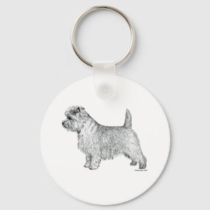 Cairn Terrier Side Keychain