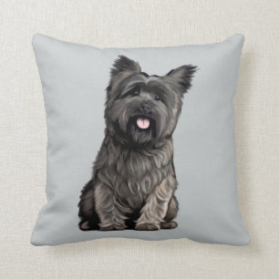 Cairn Terrier Throw Pillow