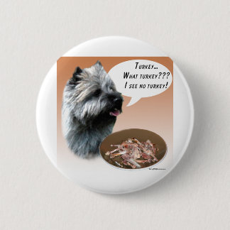 Cairn Terrier Turkey 2 Inch Round Button