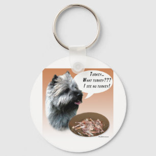 Cairn Terrier Turkey Keychain