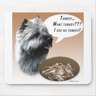 Cairn Terrier Turkey Mouse Pad