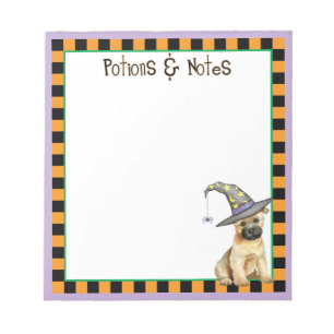 Cairn Terrier Witch Notepad