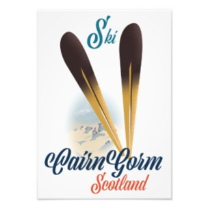CairnGorm Scotland Ski poster