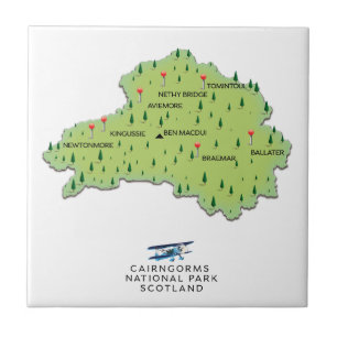 Cairngorms National Park map Tile