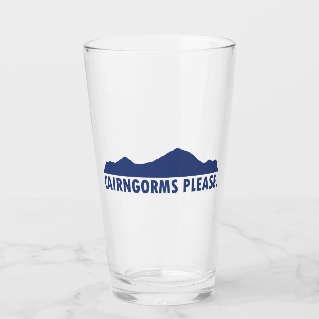 Cairngorms National Park Please Glass (Front)