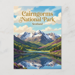 Cairngorms National Park Scotland Postcard