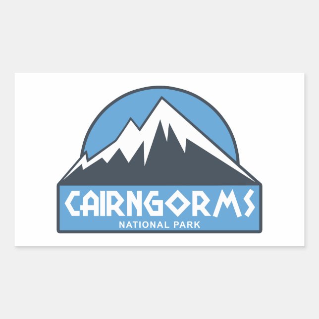 Cairngorms National Park Scotland Sticker (Front)