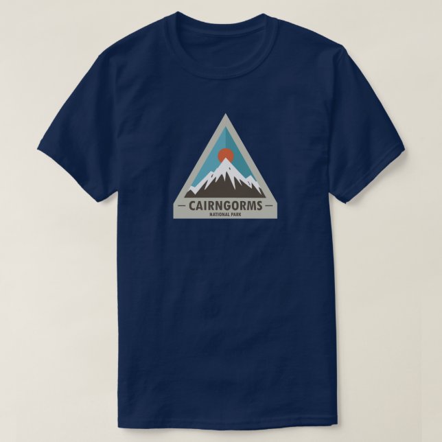 Cairngorms National Park Scotland T-Shirt (Design Front)