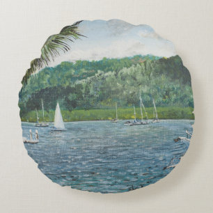 Cairns Australia. 1998 Round Pillow