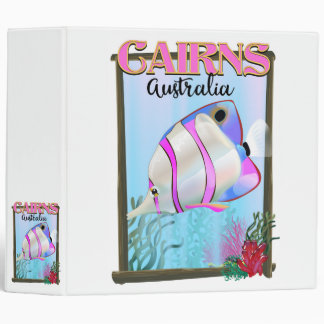 Cairns Australia Holiday poster Binder