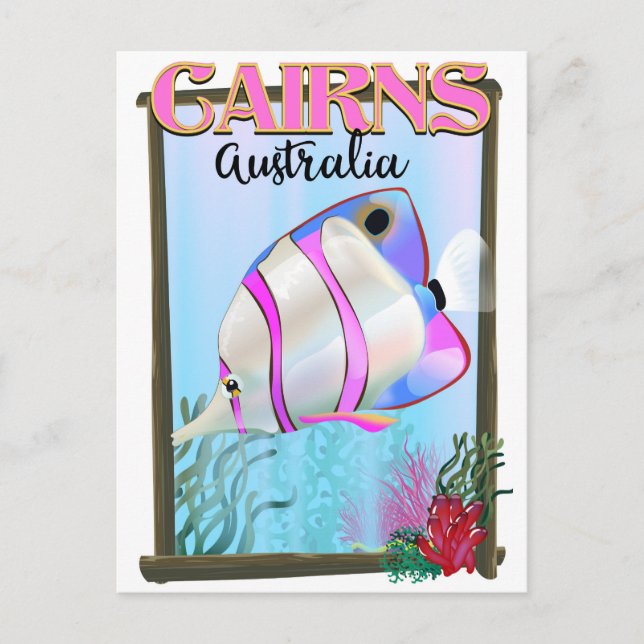 Cairns Australia Holiday poster Postcard (Front)