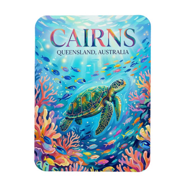 Cairns Australia Magnet (Vertical)