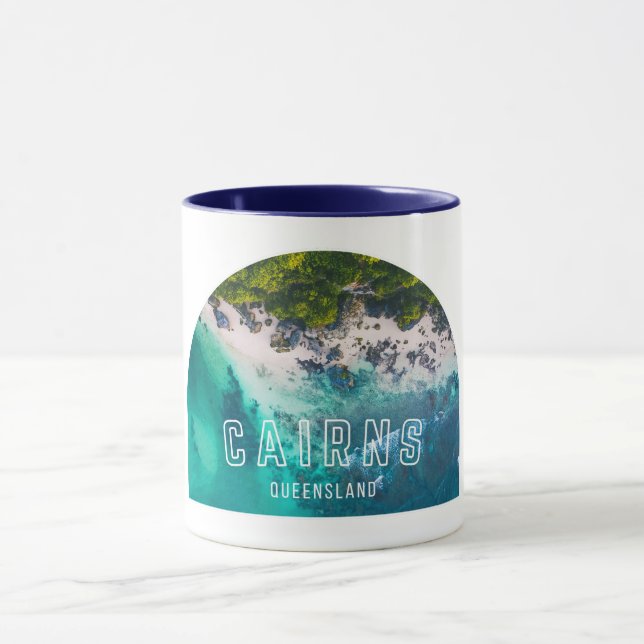 Cairns, Queensland Australia Shirt Souvenir Gift Mug (Center)