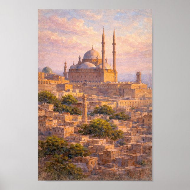 Cairo at Sunset Poster (Front)