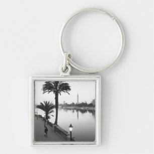 Cairo Egypt, Along the Nile River Keychain