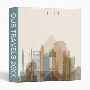 Cairo, Egypt   City Skyline Binder