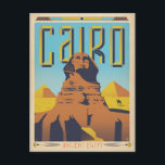 Cairo, Egypt Postcard<br><div class="desc">Anderson Design Group is an award-winning illustration and design firm in Nashville,  Tennessee. Founder Joel Anderson directs a team of talented artists to create original poster art that looks like classic vintage advertising prints from the 1920s to the 1960s.</div>