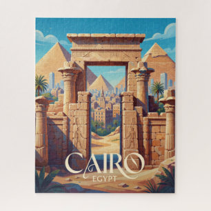 Cairo Egypt Pyramids Ancient Architecture Travel Jigsaw Puzzle