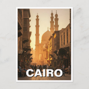Cairo Egypt Travel Postcard
