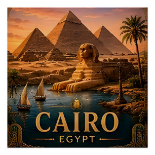 🧲 Cairo Egypt Vacation Keepsake For Travelers 🧲 Poster