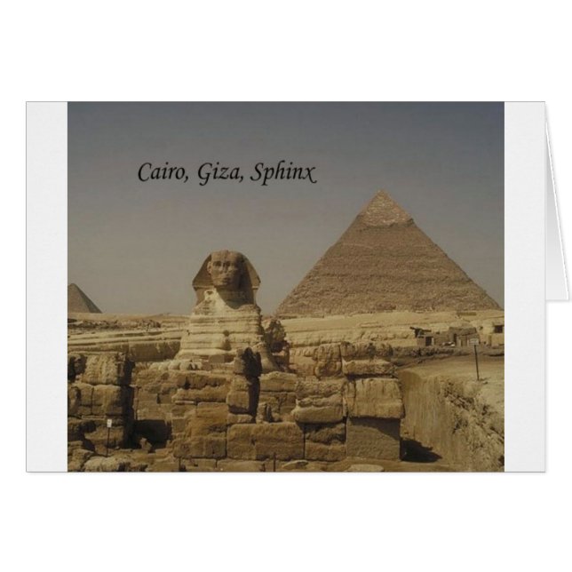Cairo, Giza, The Sphinx (St.K.) (Front Horizontal)