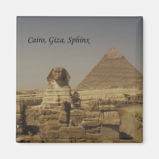 Cairo, Giza, The Sphinx (St.K.) Magnet (Front)
