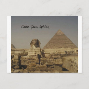 Cairo, Giza, The Sphinx (St.K.) Postcard