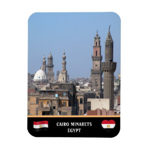 Cairo Minarets & Ancient City /Egypt Magnet
