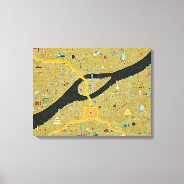 Cairo Revolution - Canvas (Front)