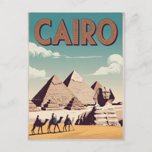 Cairo vintage postcard