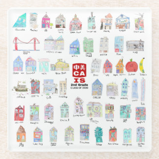 CAIS 2nd Grade Glass Coaster - Class of 2030