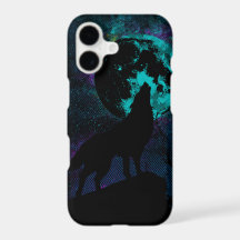 Caisse bleue de l'iPhone 7 d'Apple de loup