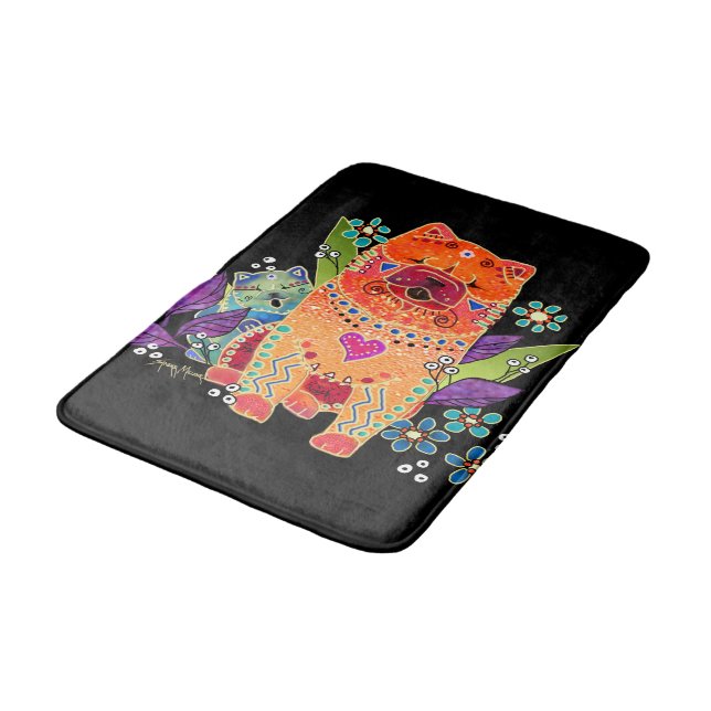 Caisse de bouffe lisse de Bindi ou tapis de bain (Angle)