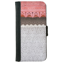 Caisse de corail rose de portefeuille de porte de
