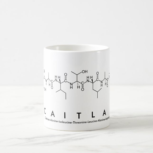 Caitlan peptide name mug (Center)