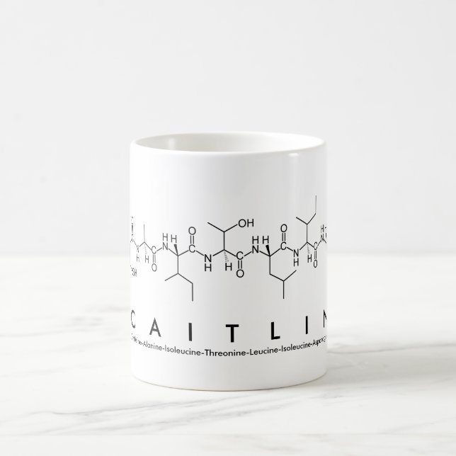 Caitlin peptide name mug (Center)