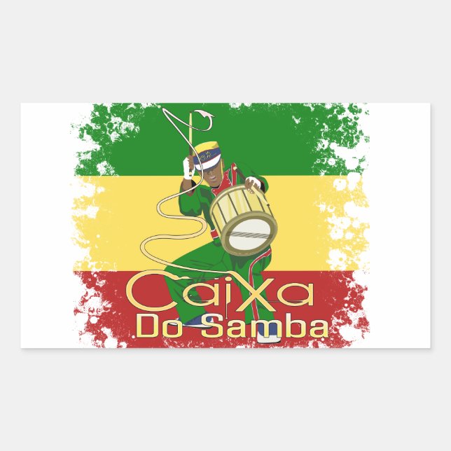 Caixa Batucada Samba Sticker (Front)