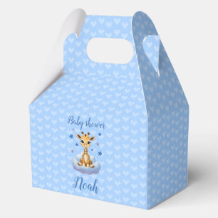 Caja de regalo customizable baby giraffe favor box
