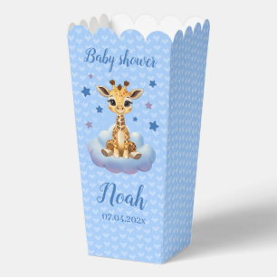 Caja de regalo customizable baby giraffe favor box