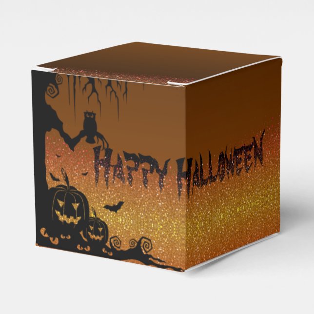 Caja de regalo para halloween favor box (Front Side)