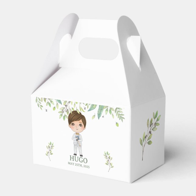 Caja de Regalos de Primera Comunión HUGO Favor Box (Front Side)