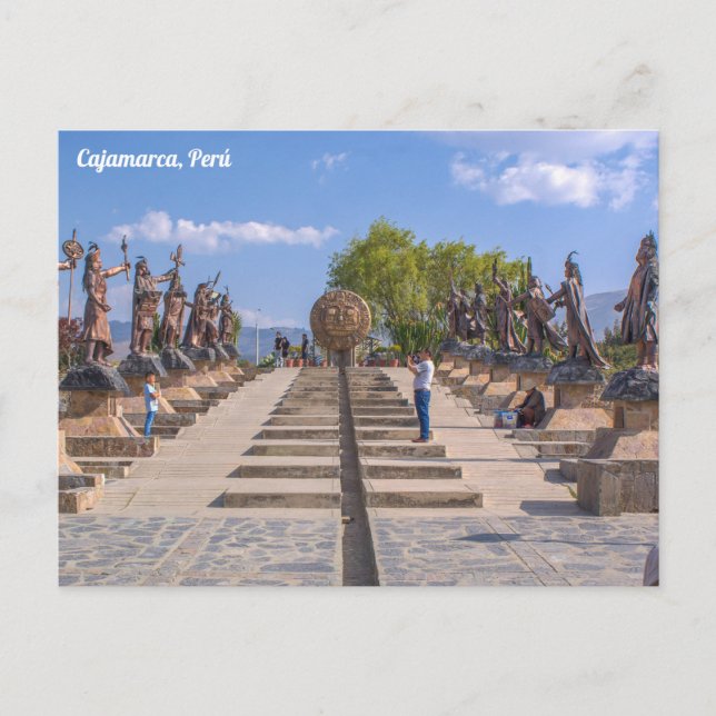 Cajamarca, Perú, Alameda de los Incas Postcard (Front)