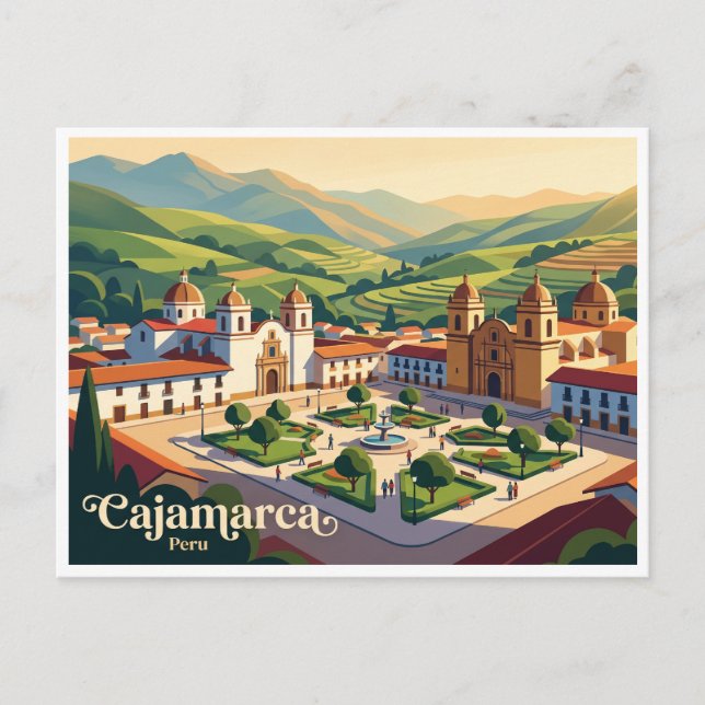 Cajamarca Peru Postcard (Front)