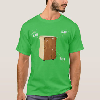 Cajon Anatomy White  T-Shirt