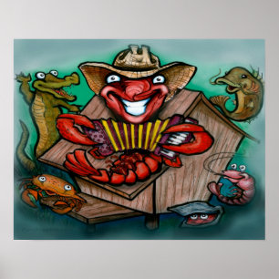 Cajun Band Poster