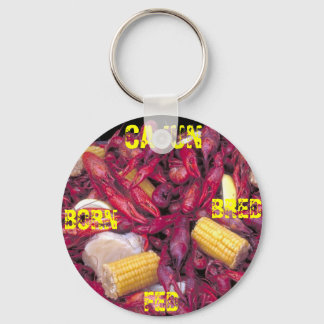 Cajun Born Bred Fed crawfish photo keyring